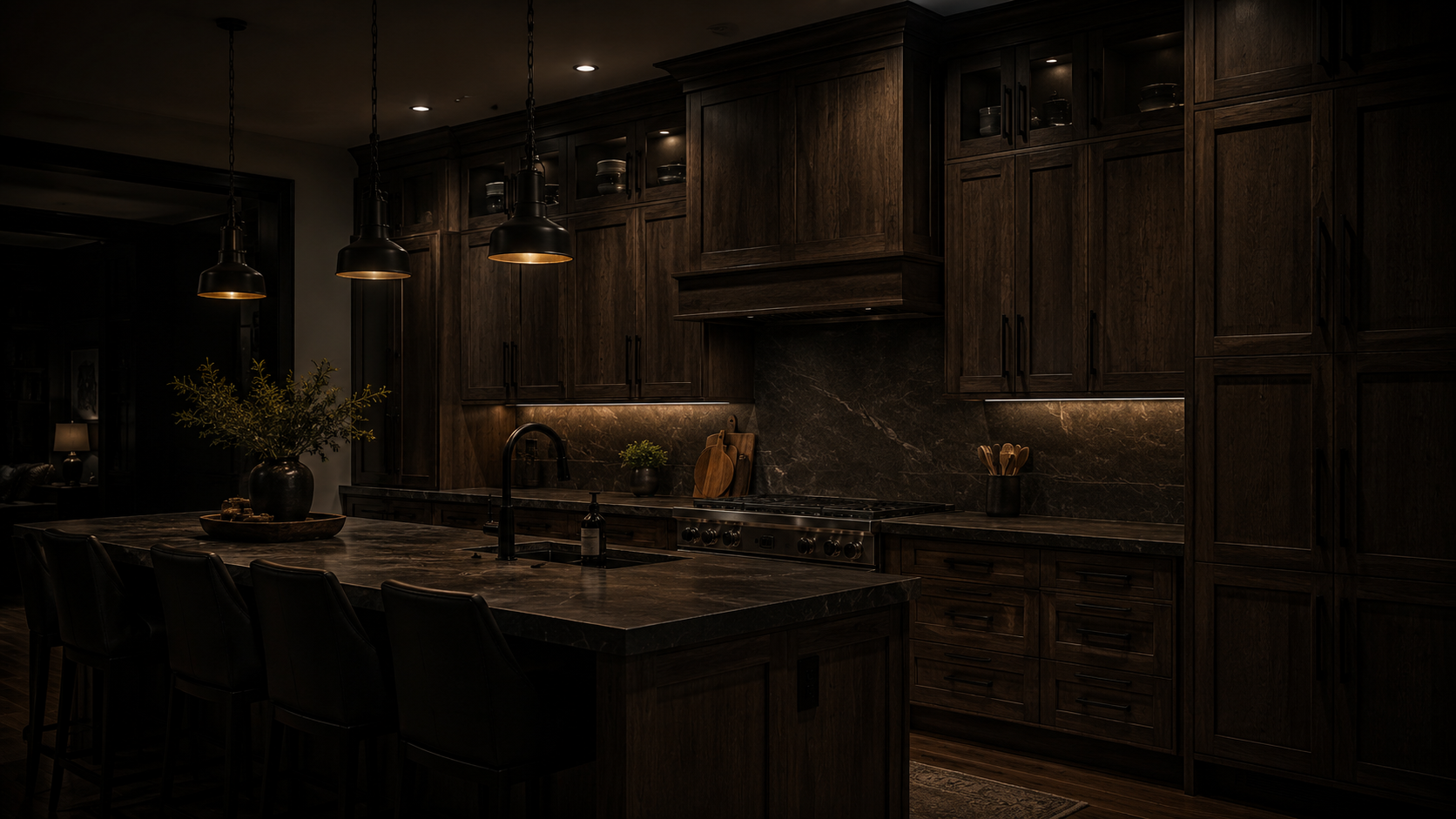 Custom kitchen cabinets built by Cabinet Farm in Idaho Falls, Idaho